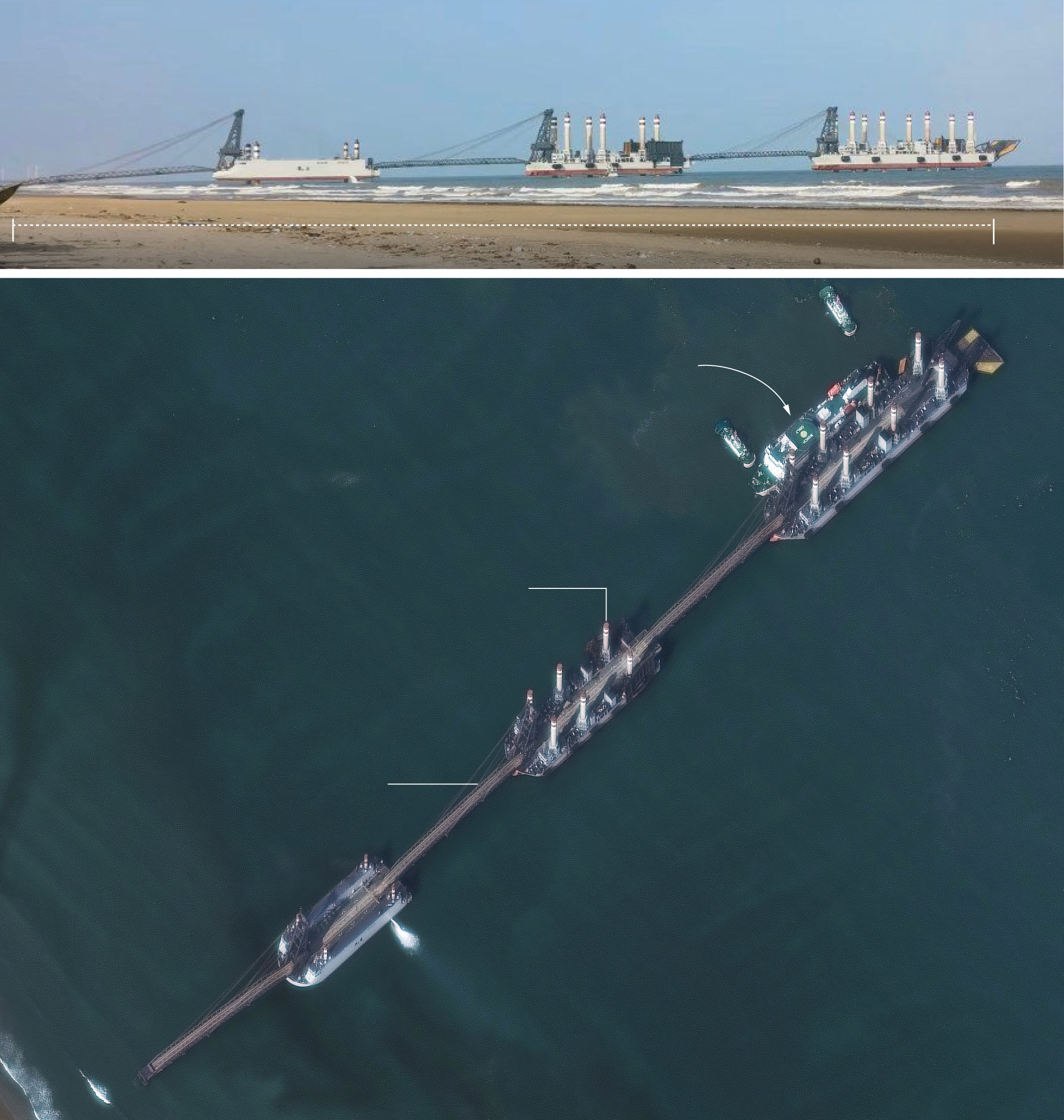 Çin, Tayvan’a yeni çıkartma köprüsü kurdu! Yüzen mavnalar alarm zilleri çaldırdı Çin, Tayvan’a yeni çıkartma köprüsü kurdu! Yüzen mavnalar alarm zilleri çaldırdı - 1. Resim