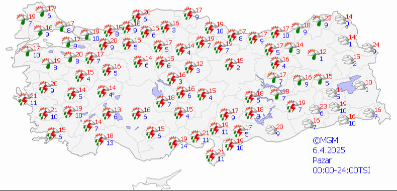 Meteoroloji açıkladı: Sıcaklık çakılacak! 14 il için sağanak uyarısı geldi - 5. Resim