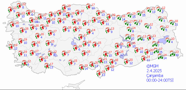 Meteoroloji açıkladı: Sıcaklık çakılacak! 14 il için sağanak uyarısı geldi - 1. Resim