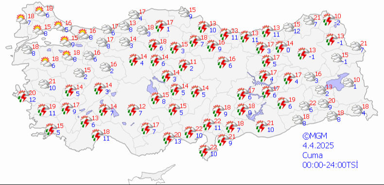 Meteoroloji açıkladı: Sıcaklık çakılacak! 14 il için sağanak uyarısı geldi - 3. Resim