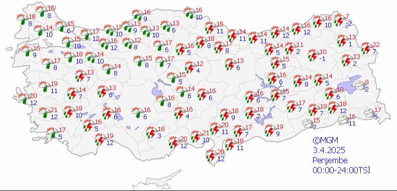 Meteoroloji açıkladı: Sıcaklık çakılacak! 14 il için sağanak uyarısı geldi - 2. Resim