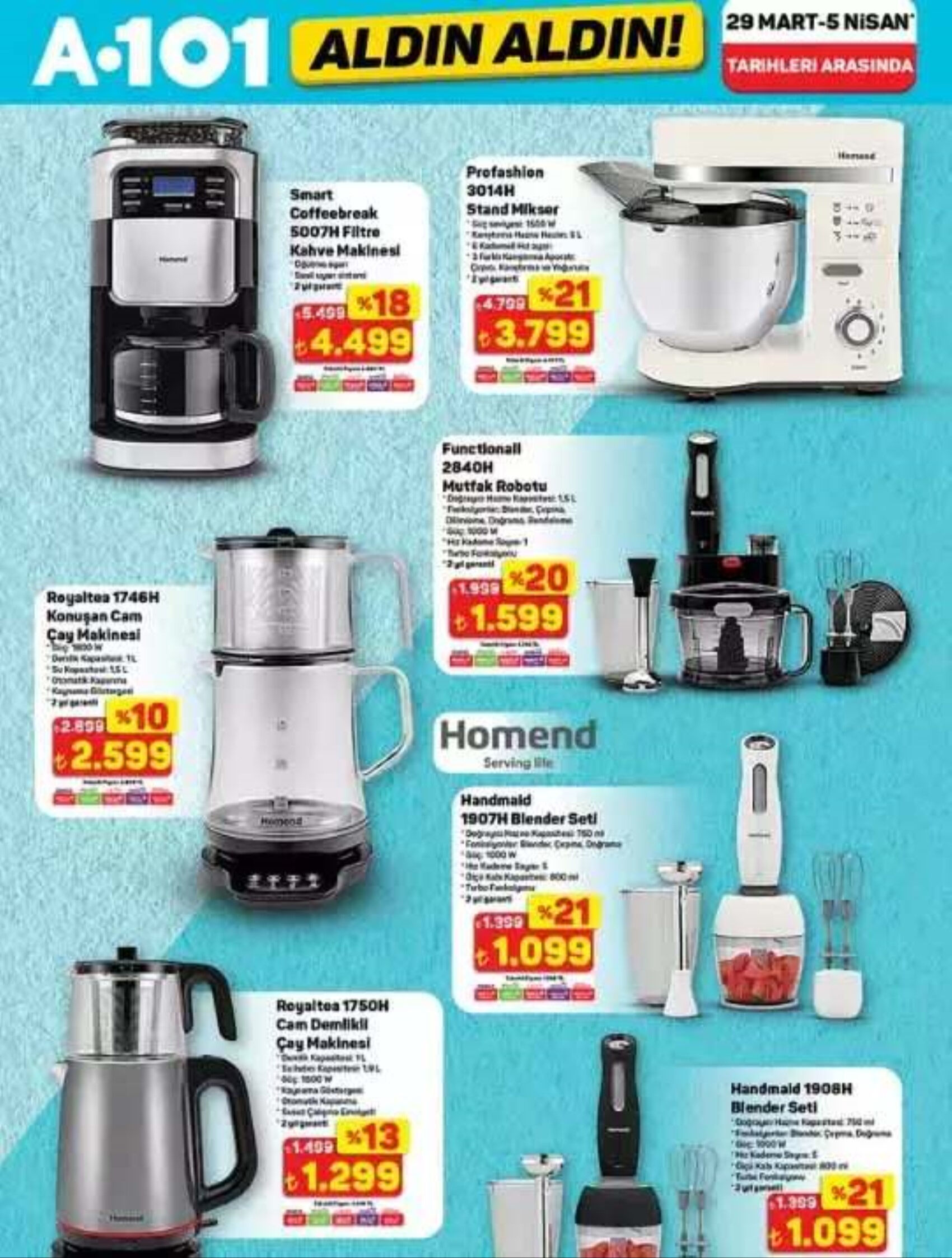 Bugün A101'e neler geliyor? 3 Nisan Perşembe aktüel kataloğu yayımlandı - 8. Resim