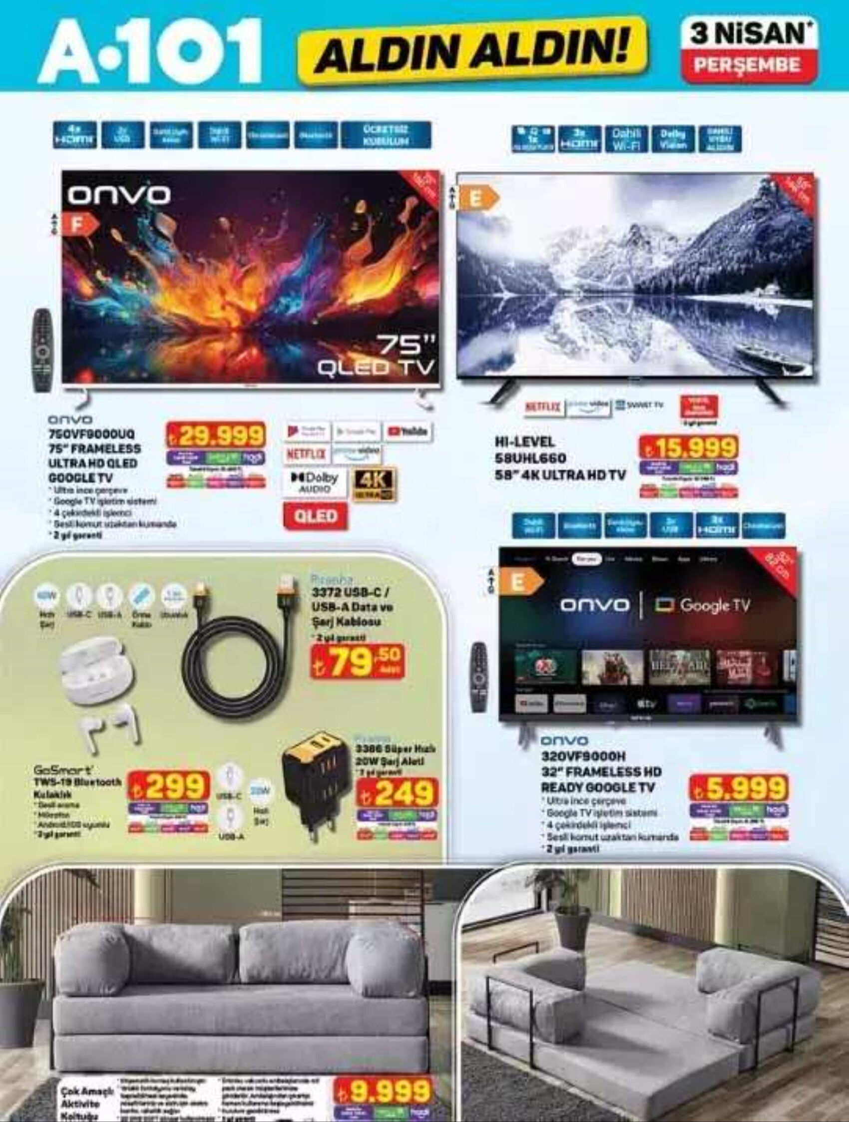 Bugün A101'e neler geliyor? 3 Nisan Perşembe aktüel kataloğu yayımlandı - 2. Resim