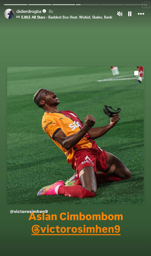 Didier Drogba'dan derbi sonrası art arda olay paylaşımlar Didier Drogba'dan derbi sonrası art arda olay paylaşımlar - 1. Resim