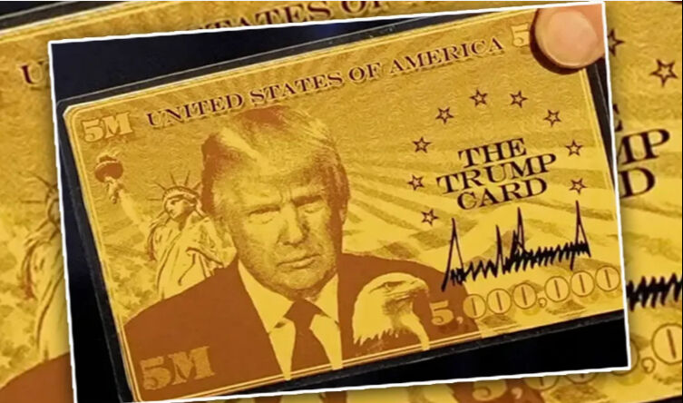 5 milyon dolara vatandaşlık hakkı! Trump'ın altın kartı ilk kez görücüye çıktı - 1. Resim