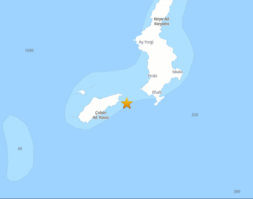 Muğla'nın Datça'nın ilçesinde son dakika deprem meydana geldi - 1. Resim