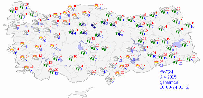 Kış geri dönüyor! Pazartesi yeni hava dalgasına hazır olun: Soğuk ve yağmur kolay kolay terk etmeyecek - 3. Resim
