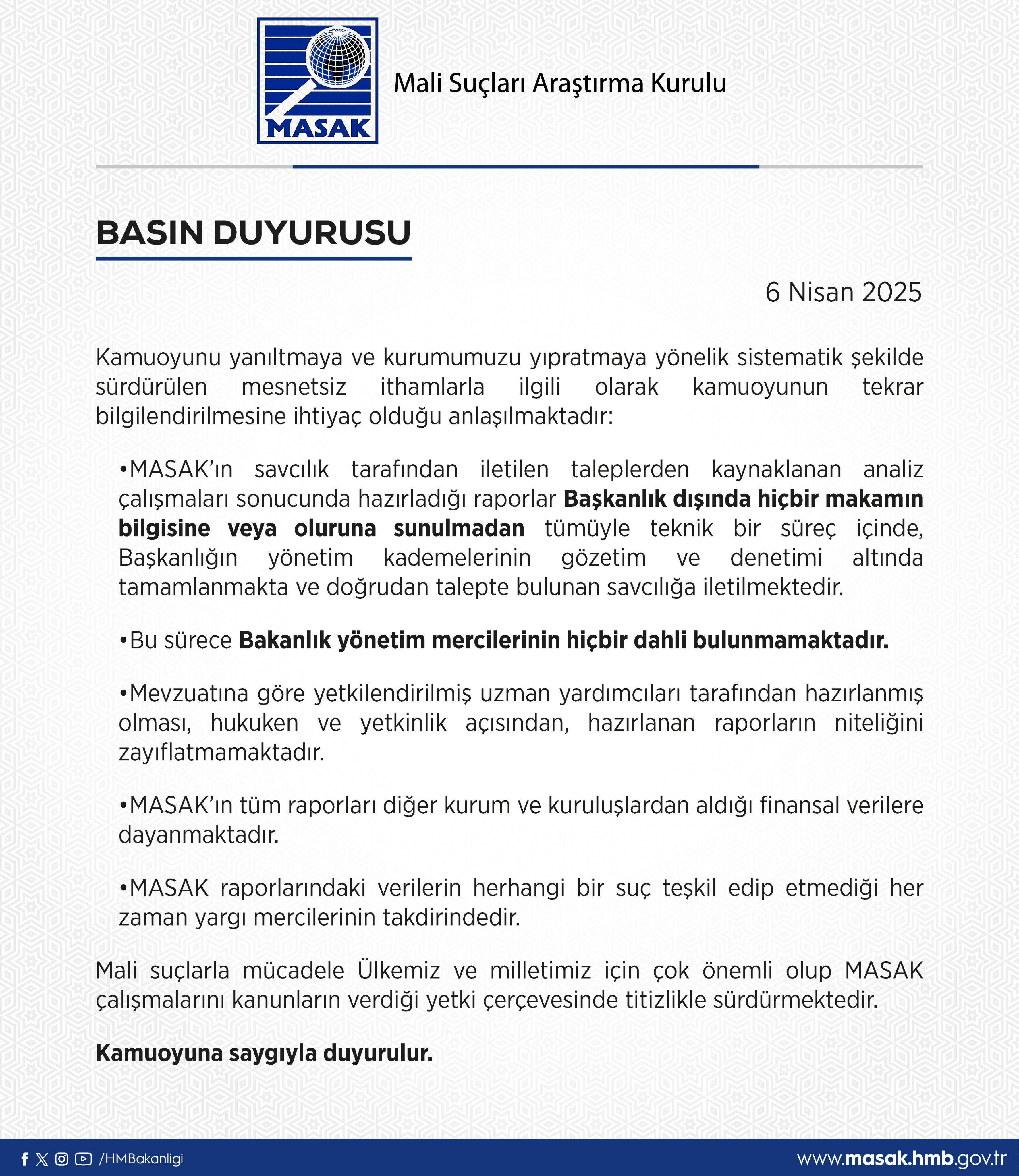 MASAK'tan Özgür Özel'in iddialarına yalanlama: Doğrudan savcılığa iletildi - 1. Resim