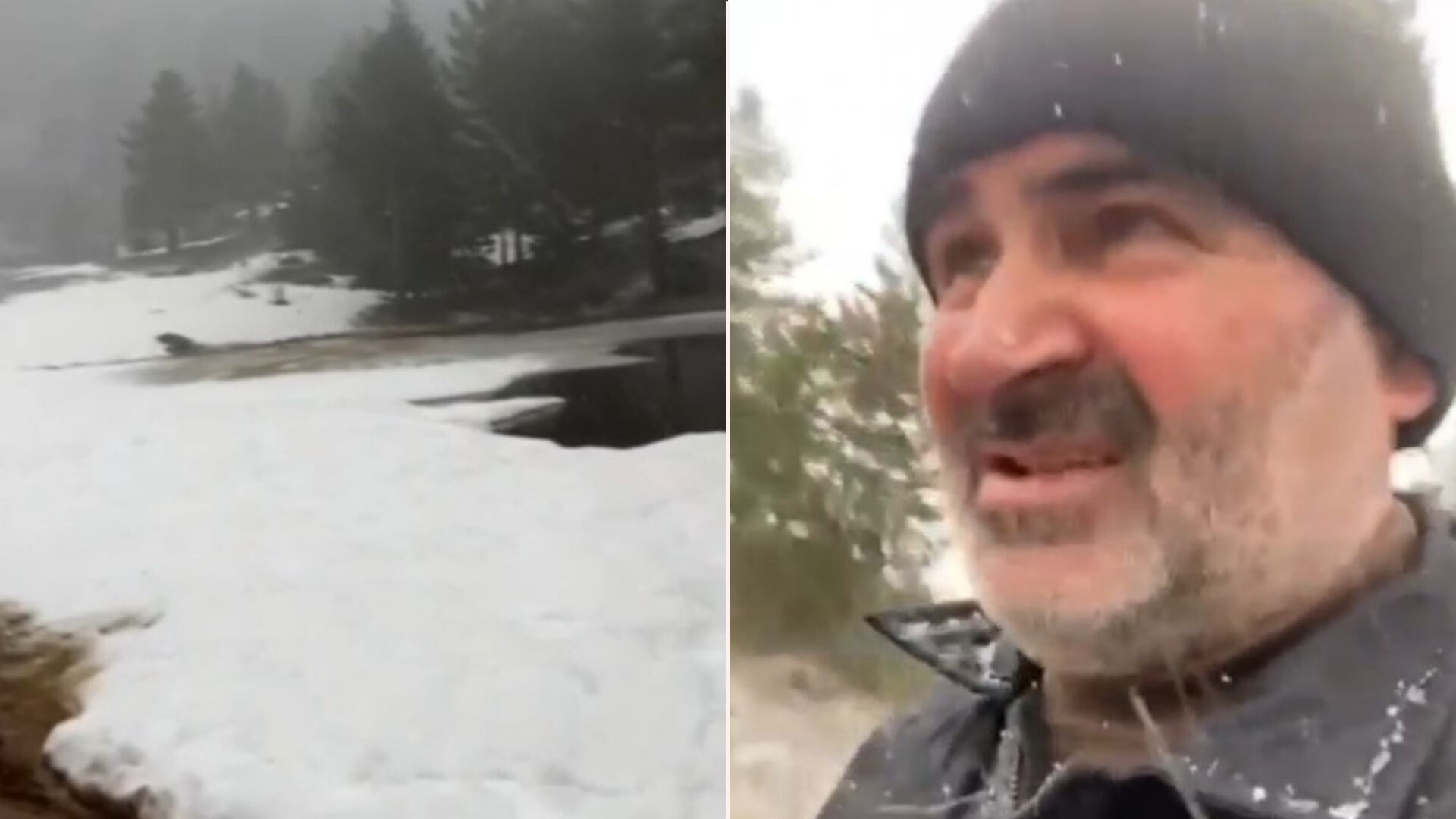 Nisan ayında yağdı, herkes şaşırdı! "Bu ayda hiç görmemiştik" - 1. Resim