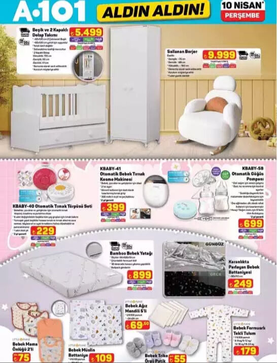 A 101'e bu hafta airfryer, bebek odası ve bakım ürünleri geliyor! A101 'de bu hafta hangi ürünler neler? A 101'e bu hafta airfryer, bebek odası ve bakım ürünleri geliyor! A101 'de bu hafta hangi ürünler neler? - 9. Resim