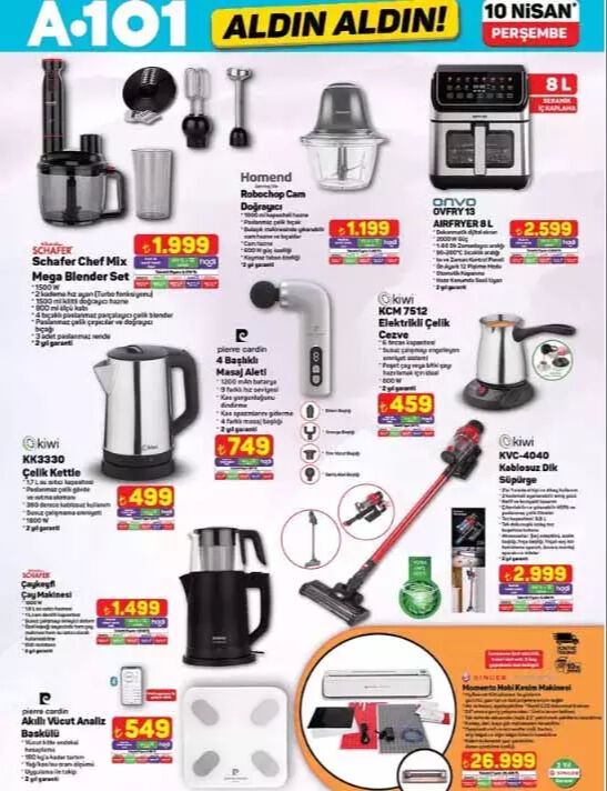 A 101'e bu hafta airfryer, bebek odası ve bakım ürünleri geliyor! A101 'de bu hafta hangi ürünler neler? A 101'e bu hafta airfryer, bebek odası ve bakım ürünleri geliyor! A101 'de bu hafta hangi ürünler neler? - 5. Resim