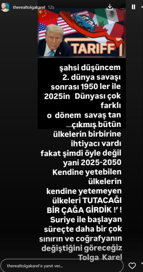 Yıllar önce ABD'ye yerleşen Tolga Karel'den gündem olan Trump analizi:  ABD'ye yerleşip tır şoförü olmuştu! Tolga Karel'den gündem olan Trump analizi: