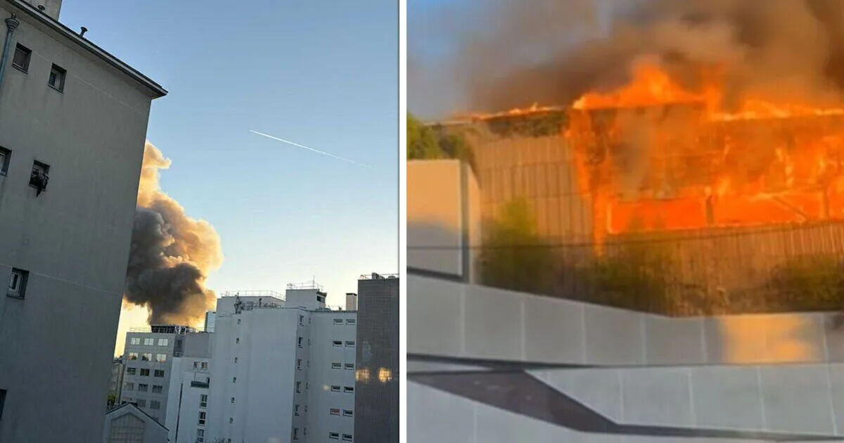 Avrupa'nın kalbinde yangın! Paris'teki atık toplama tesisi alev alev yanıyor Avrupa'nın kalbinde yangın! Paris'teki atık toplama tesisi alev alev yanıyor - 2. Resim