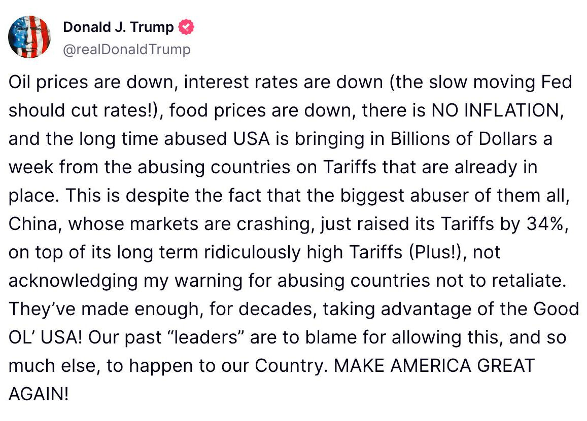 Borsalar çakılırken Trump resti çekti! "Bunun için seçildim, biz kazanıyoruz" - 1. Resim