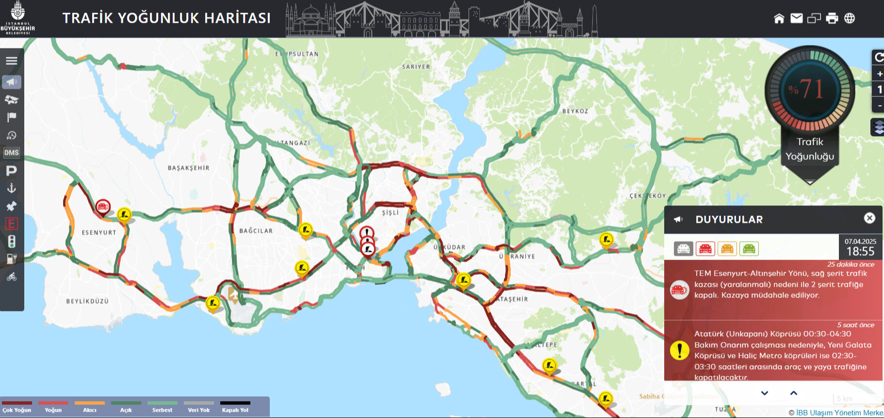 İstanbul'da bayram tatili sonrası trafik kilit! TEM ve D-100'de çift yönlü yoğunluk İstanbul'da bayram tatili sonrası trafik kilit! TEM ve D-100'de çift yönlü yoğunluk - 2. Resim