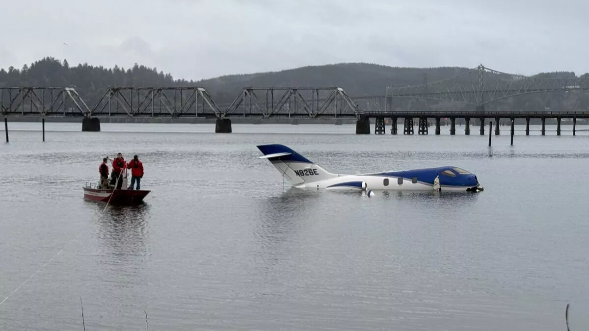 Jet uçak suya gömüldü! Çok sayıda yaralı var - 1. Resim