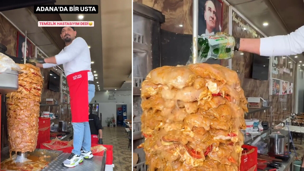 Hijyen kurallarını hiçe sayıyordu! Adana'da fenomen dönercinin standı festivalden kaldırıldı Hijyen kurallarını hiçe sayıyordu! Adana'da fenomen dönercinin standı festivalden kaldırıldı - 1. Resim