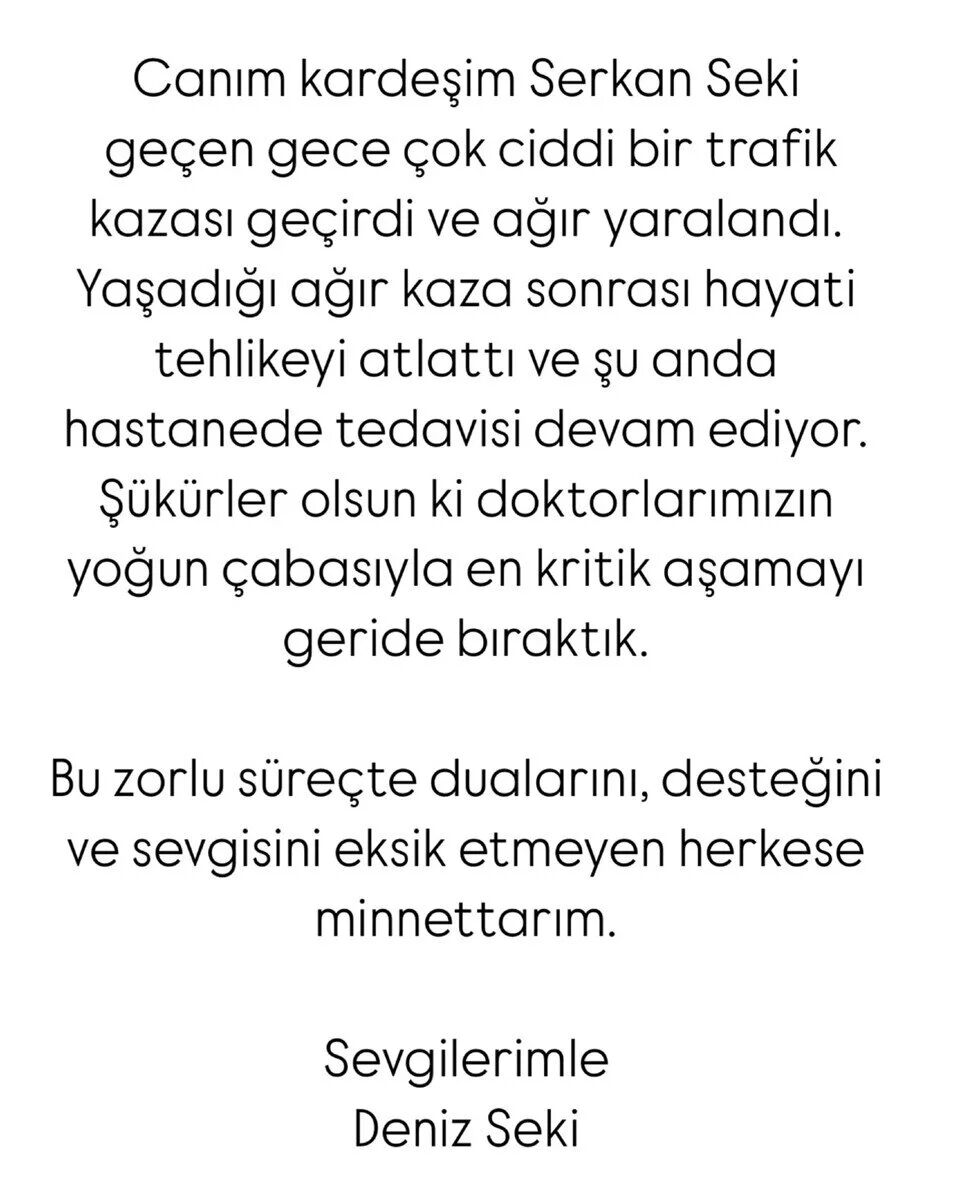 Ünlü şarkıcının kardeşinden korkutan haber! Ölümden döndü Ünlü şarkıcının kardeşinden korkutan haber! Ölümden döndü - 2. Resim
