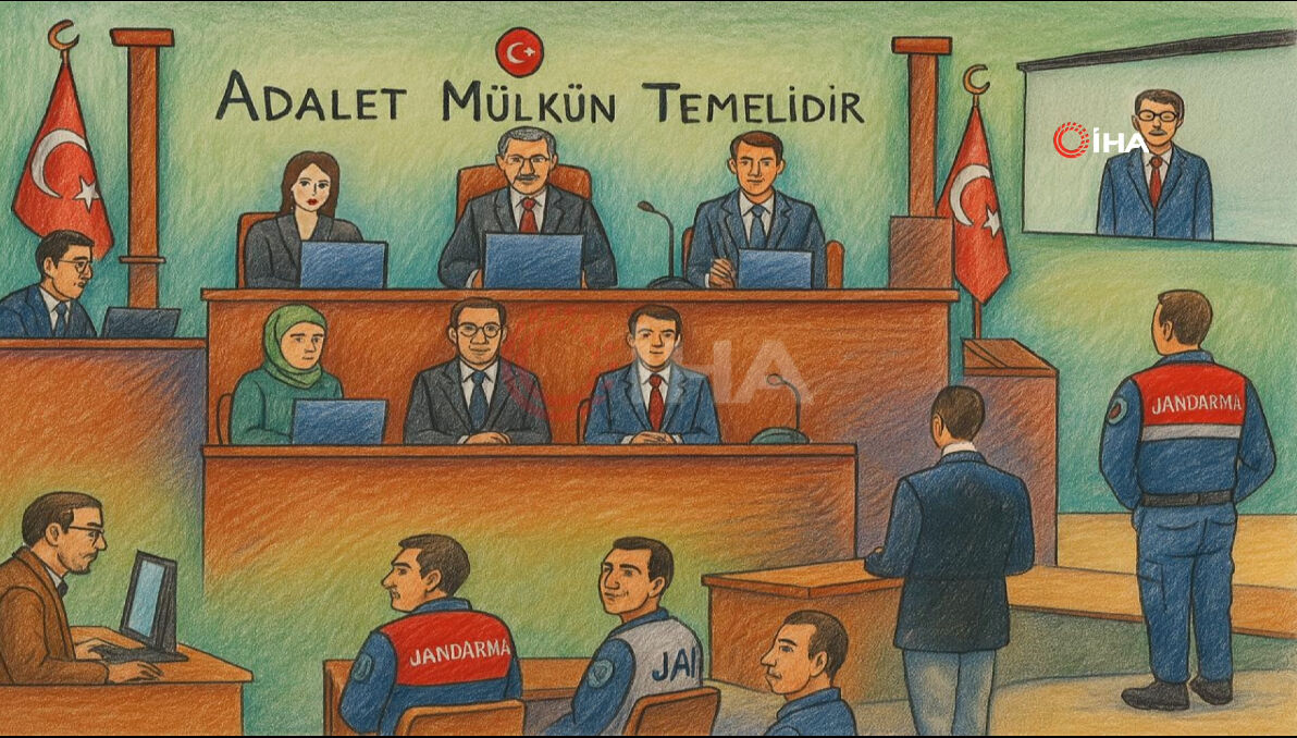 Adliye ressamından Ekrem İmamoğlu resmi! İhlas Haber Ajansı mahkemeyi sahne sahne çizdi Adliye ressamından Ekrem İmamoğlu resmi! İhlas Haber Ajansı mahkemeyi sahne sahne çizdi - 2. Resim