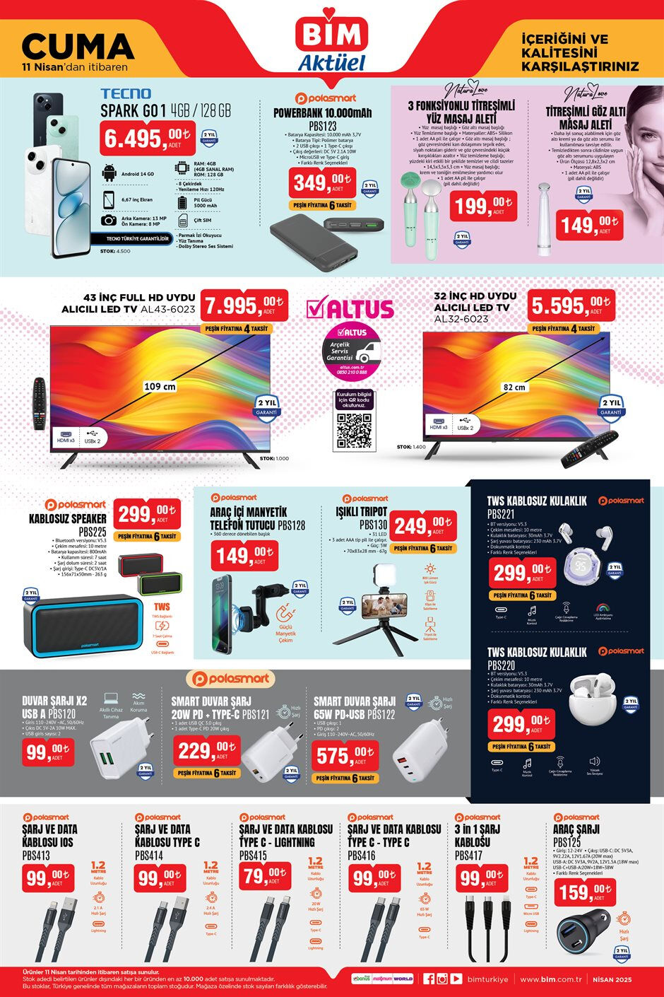 BİM 11 Nisan aktüel kataloğu! BİM’e bu hafta Philips buhar kazanlı ütü, robot süpürge, otobant, bambu çamaşır sepeti ve kablosuz speaker öne çıkıyor! BİM 11 Nisan aktüel kataloğu! BİM’e bu hafta Philips buhar kazanlı ütü, robot süpürge, otobant, bambu çamaşır sepeti ve kablosuz speaker öne çıkıyor! - 2. Resim