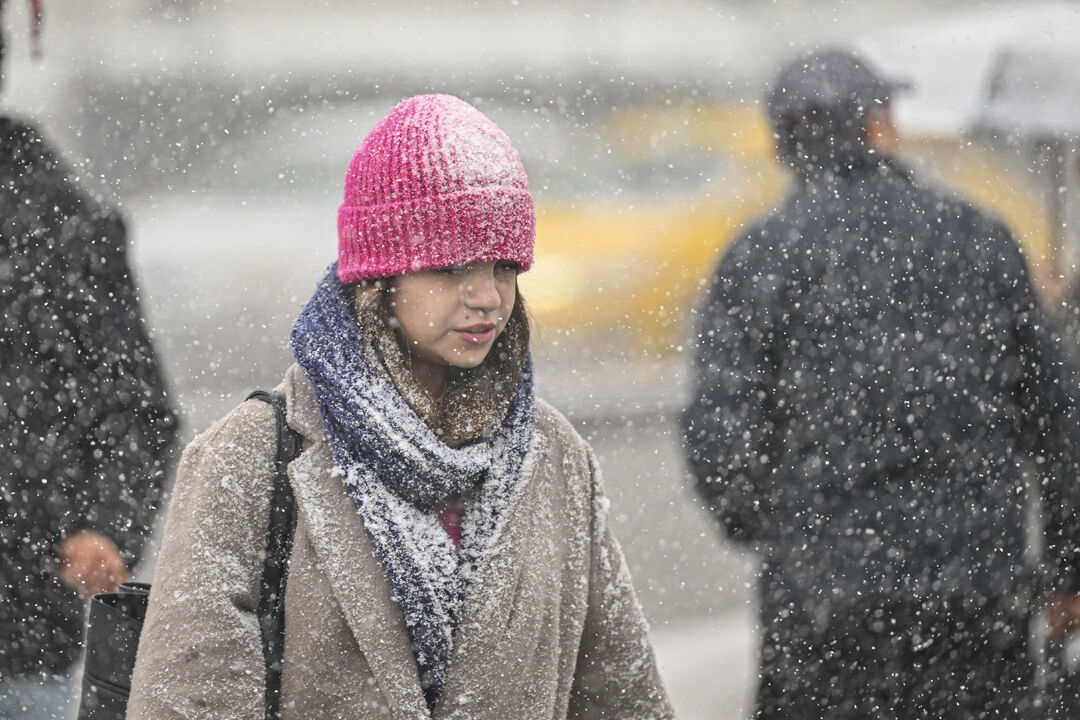 İstanbul'da nisan ayında kar s&uuml;rprizi! İşte yurttan beyaz manzaralar - 10. Resim