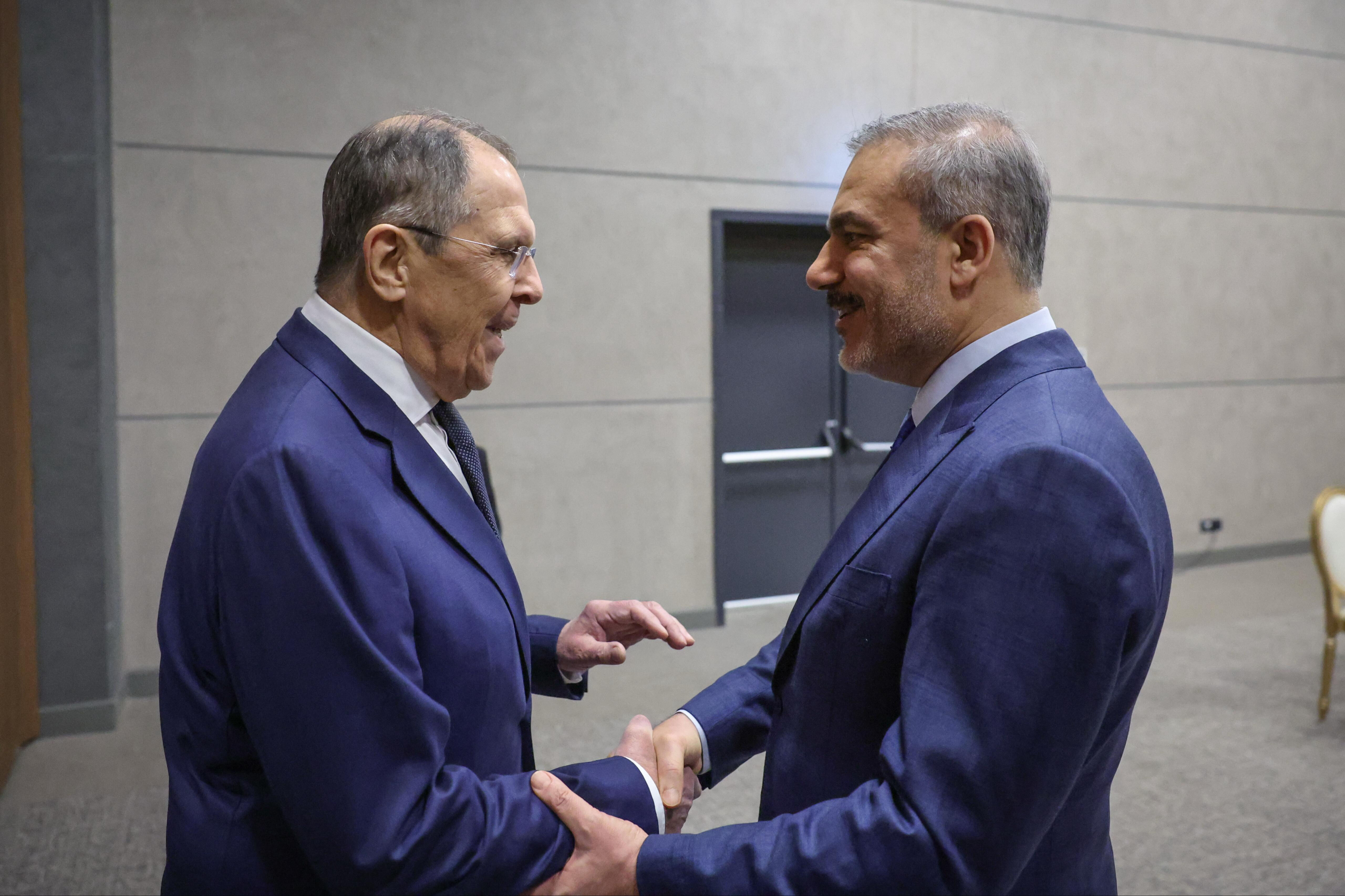 Bakan Fidan, Rus mevkidaşı Lavrov ile görüştü Bakan Fidan, Rus mevkidaşı Lavrov ile görüştü - 1. Resim