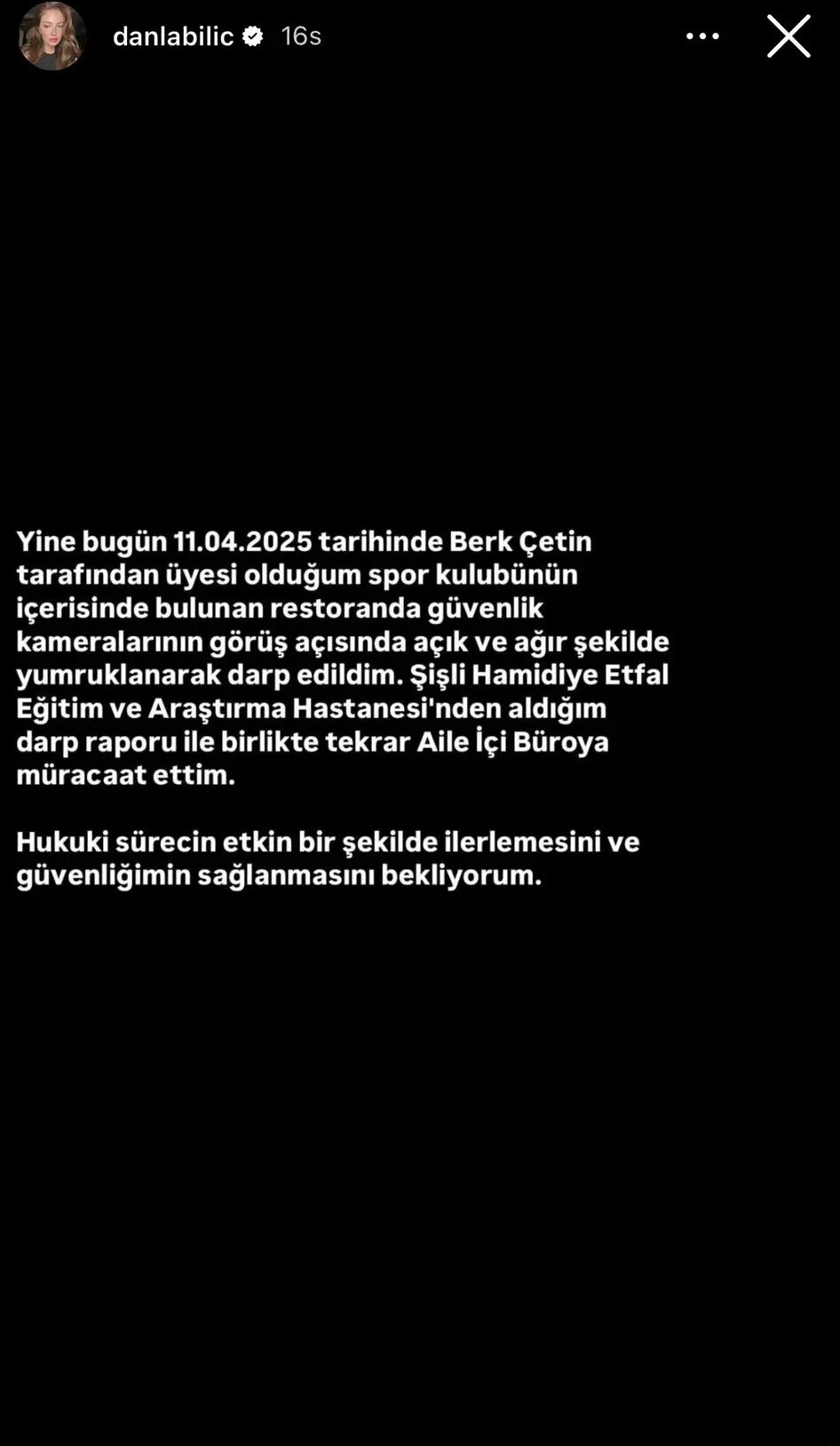 Berk Çetin neden tutuklandı? Danla Bilic, Berk Çetin tarafından darp edilmişti Berk Çetin tutuklandı mı? Danla Bilic, Berk Çetin tarafından darp edilmişti - 3. Resim