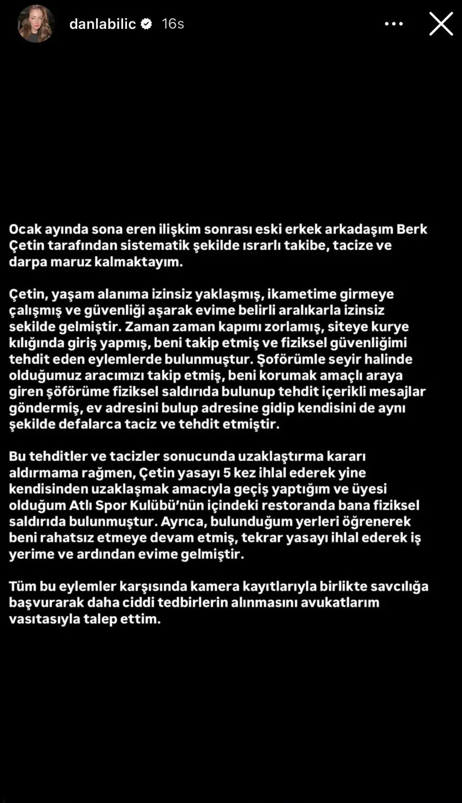 Berk Çetin neden tutuklandı? Danla Bilic, Berk Çetin tarafından darp edilmişti Berk Çetin tutuklandı mı? Danla Bilic, Berk Çetin tarafından darp edilmişti - 2. Resim