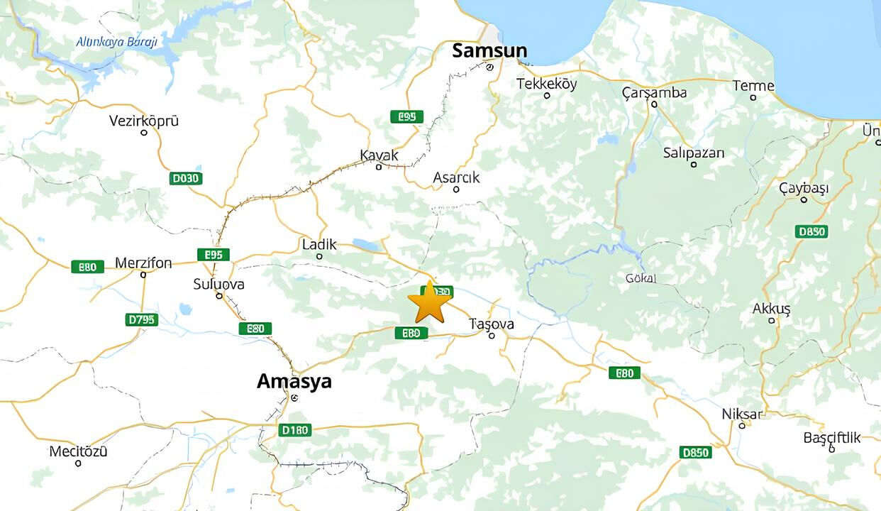 Amasya'da korkutan deprem! Çok sayıda ilden hissedildi Amasya'da korkutan deprem! Çok sayıda ilden hissedildi - 1. Resim