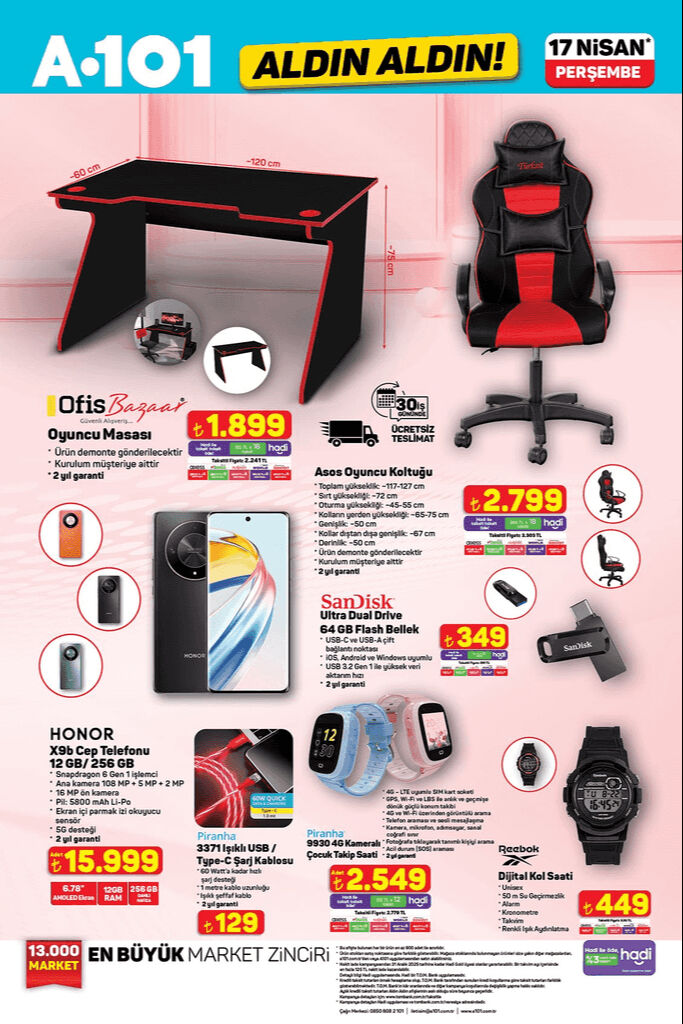 A101’de 23 Nisan havası esiyor! Boks makinesi, akülü araba, trambolin, bisiklet ve daha fazlası bu hafta satışta - 5. Resim