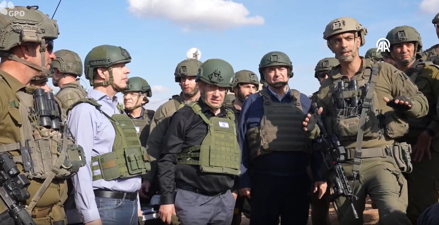 Katil olay mahallinde! Netanyahu, Gazze'de  Katil olay mahallinde! Netanyahu, Gazze'de