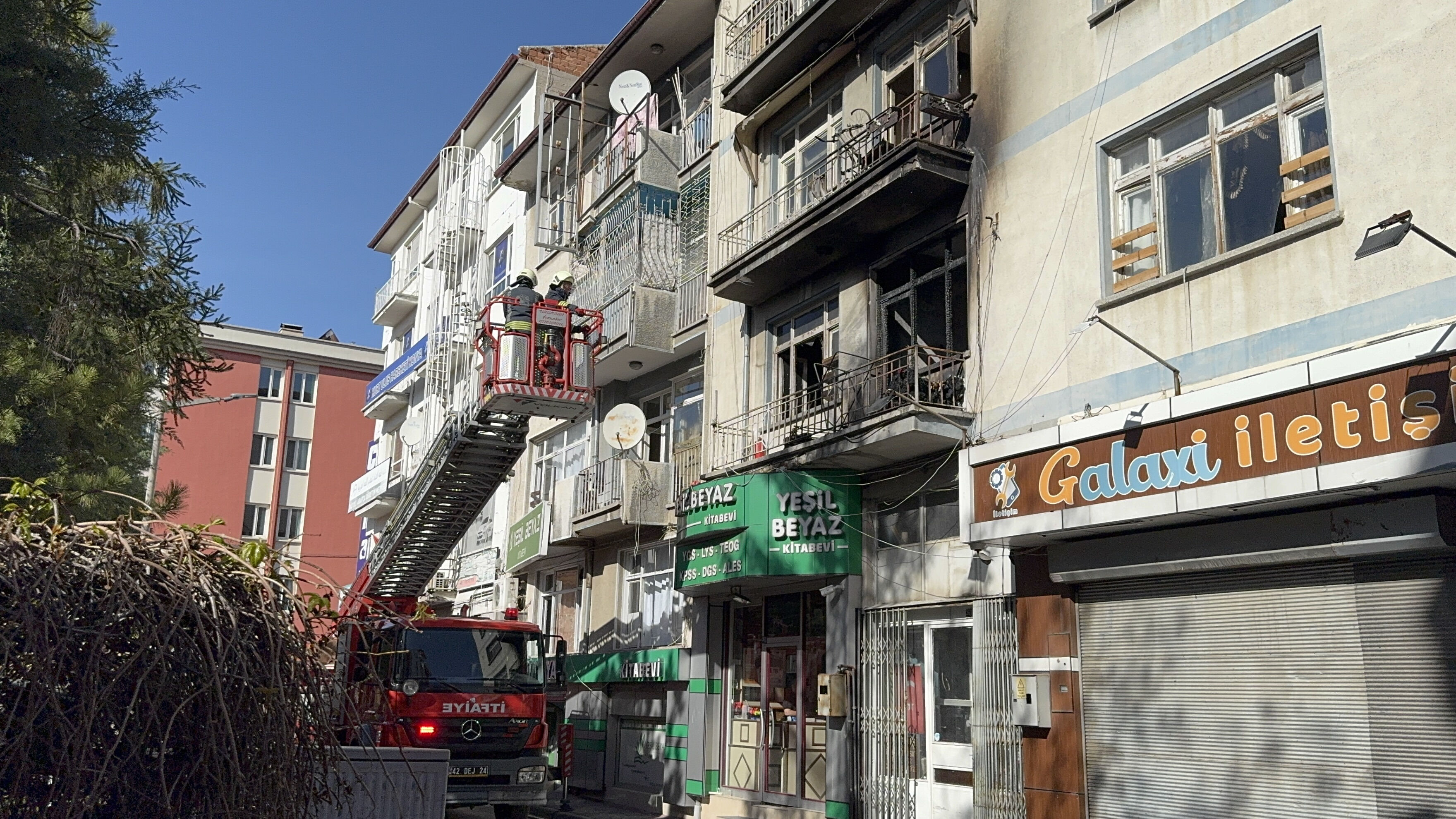 Konya'da yangın faciası! 2 çocuk hayatını kaybetti - 1. Resim