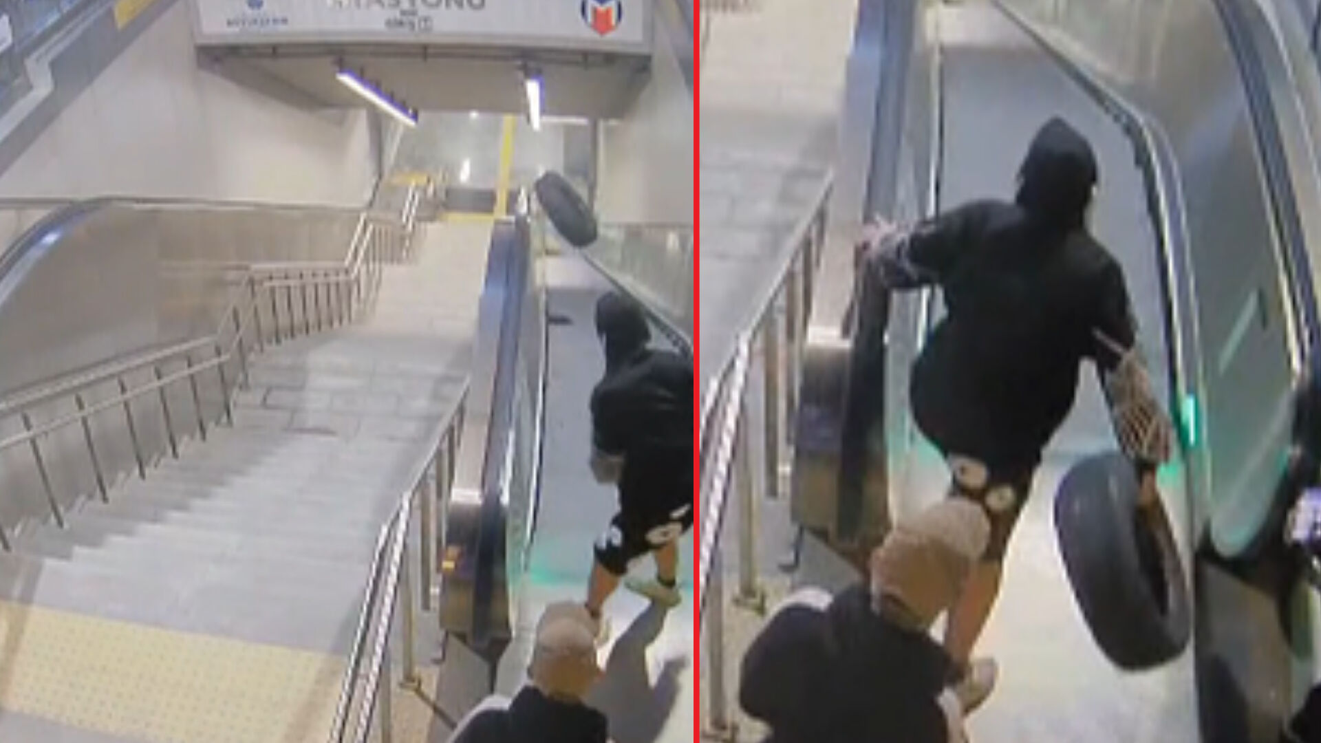 Metroda sistem durdu, sebebi akıl almaz! O anlar saniye saniye görüntülendi Metroda sistem durdu, sebebi akıl almaz! O anlar saniye saniye görüntülendi - 1. Resim