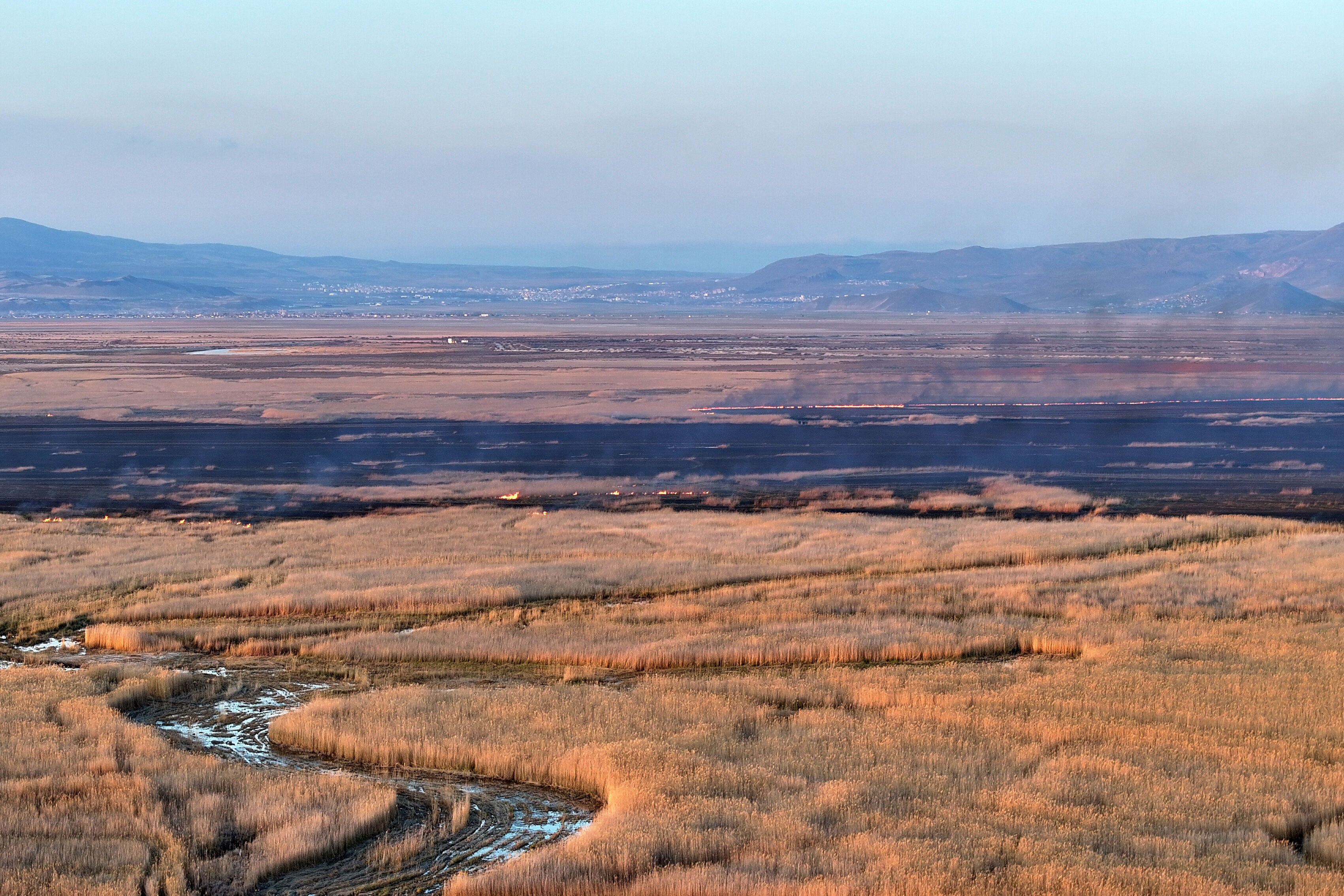 Milli Park'ta yangın! Alevler rüzgarın etkisiyle büyüyor - 2. Resim