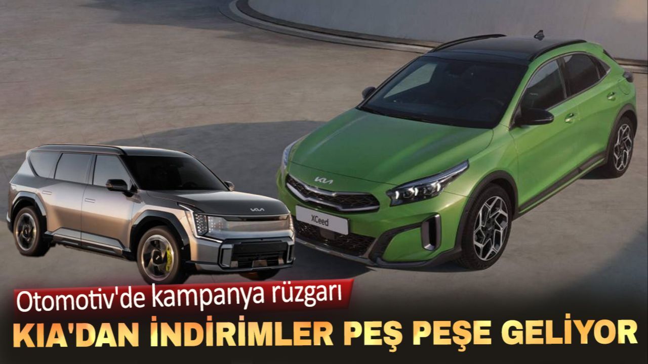 Otomotiv'de kampanya rüzgarı! KIA'dan indirimler peş peşe geliyor Otomotiv'de kampanya rüzgarı! KIA'dan indirimler peş peşe geliyor