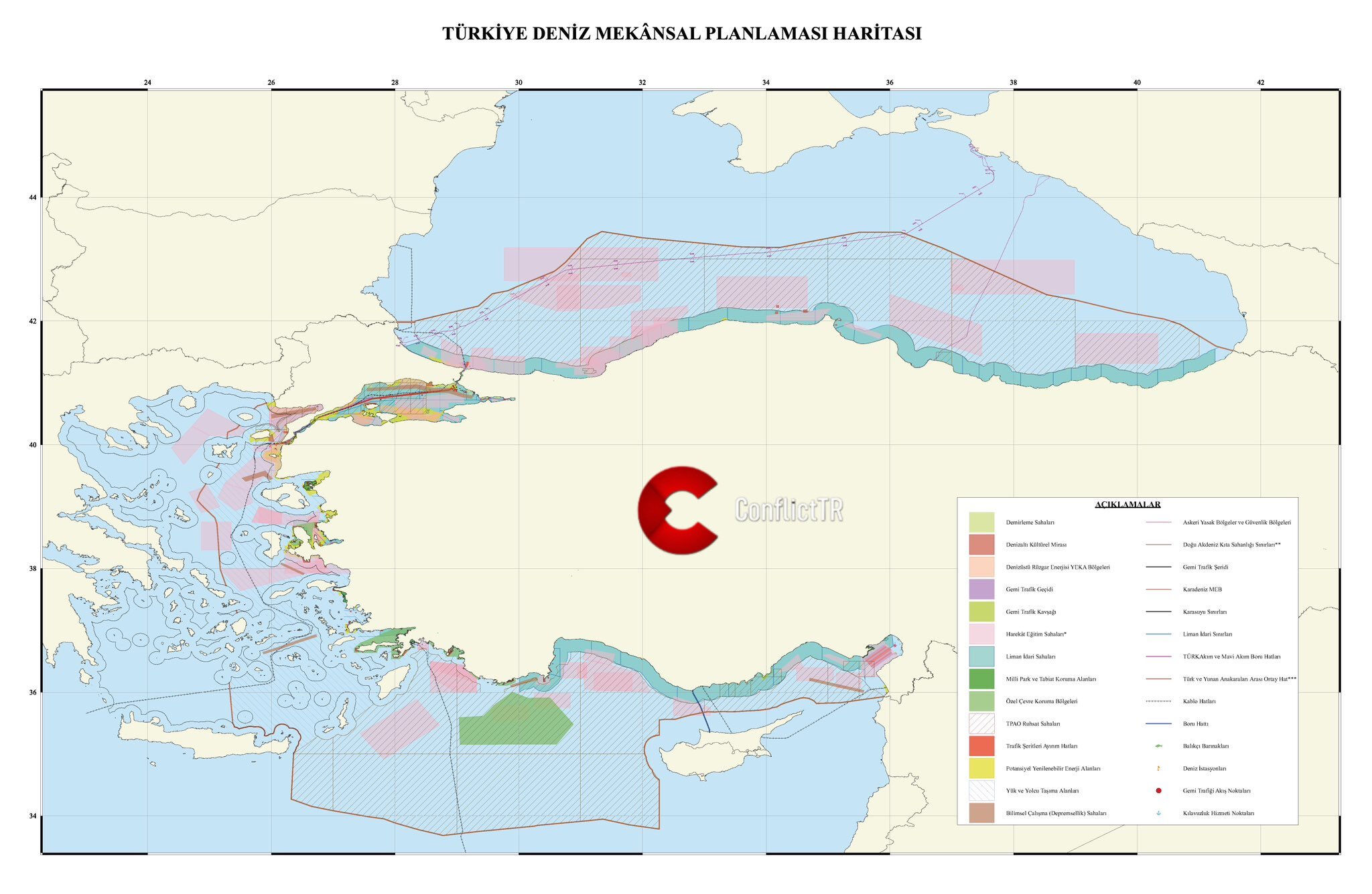 Harita savaşları! Ankara ve Atina’dan karşılıklı Ege hamleleri  Harita savaşları! Ankara ve Atina’dan karşılıklı Ege hamleleri  - 1. Resim