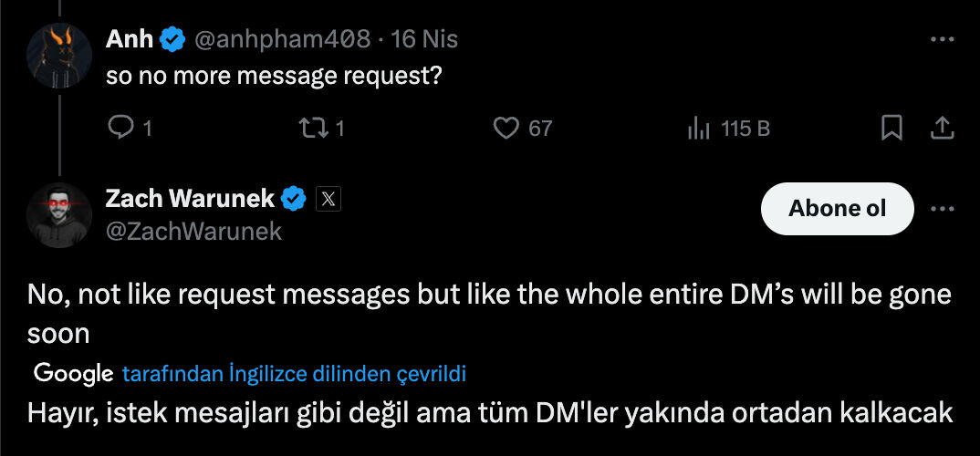 X'te DM özelliği tarih oluyor! Elon Musk XChat için harekete geçti - 1. Resim