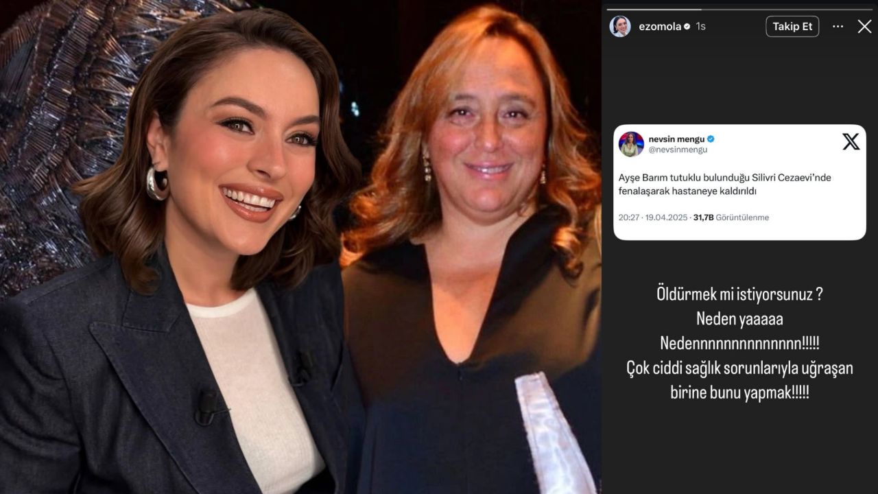Ayşe Barım krizi! Ezgi Mola isyan etti Ayşe Barım krizi! Ezgi Mola isyan etti