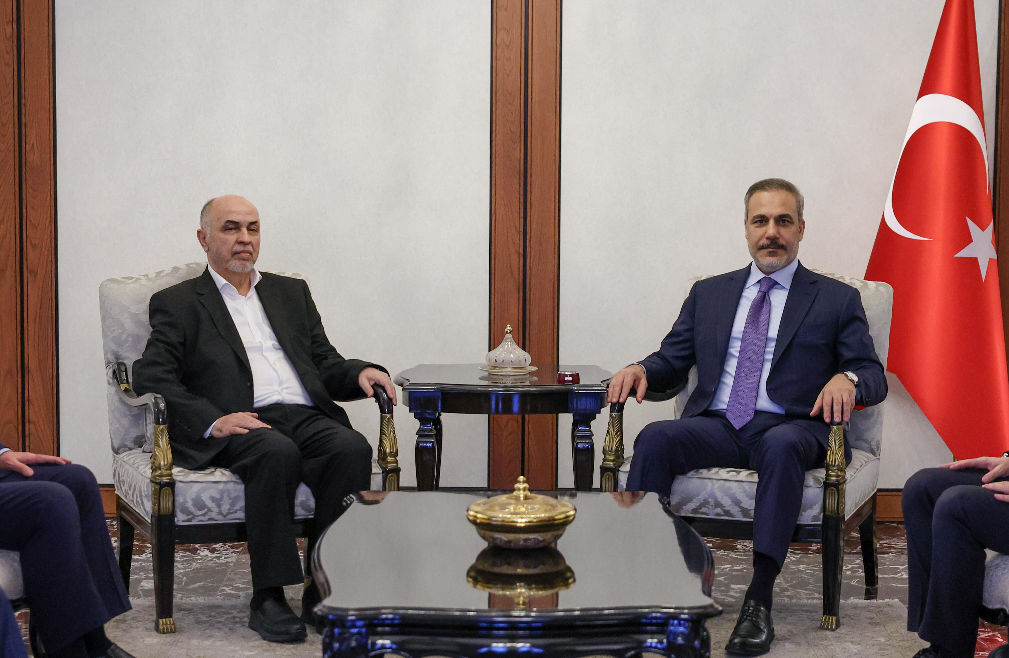 Hamas heyeti Ankara'da! Bakan Fidan ve MİT Başkanı Kalın ile görüştüler Hamas heyeti Ankara'da! Bakan Fidan'dan Gazze diplomasisi - 1. Resim