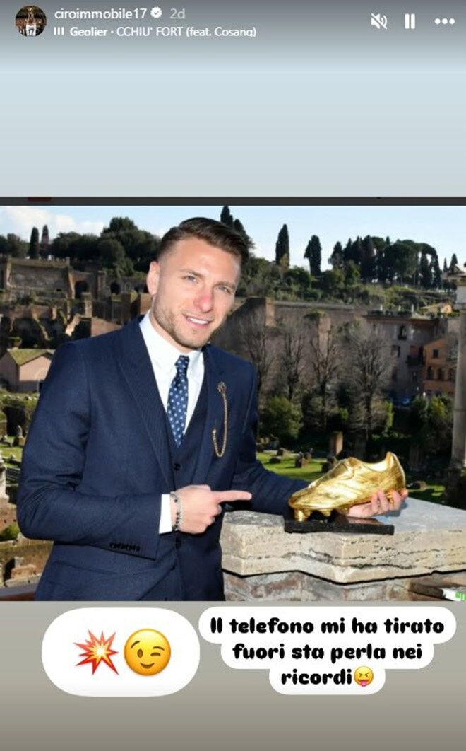 Immobile'den Solskjaer'e flaş gönderme! Gece yarısı paylaştı Immobile'den Solskjaer'e flaş gönderme! Gece yarısı paylaştı - 1. Resim