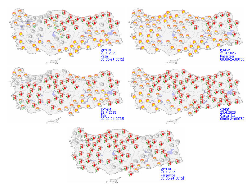 Sağanak çöl tozuyla birlikte geliyor! Meteoroloji tek tek saydı, bu illerde yaşayanlar dikkat - 1. Resim