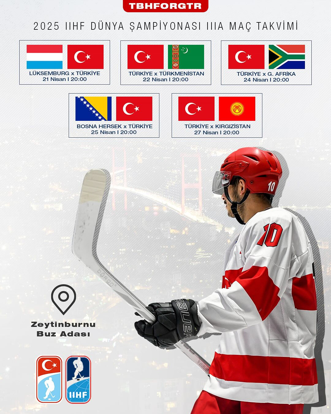 A Milli Erkek Buz Hokeyi takımı maçları ne zaman, rakipleri kim? IIHF Erkekler Dünya Şampiyonası İstanbul’da! A Milli Erkek Buz Hokeyi takımı maçları ne zaman, rakipleri kim? IIHF Erkekler Dünya Şampiyonası İstanbul’da! - 1. Resim