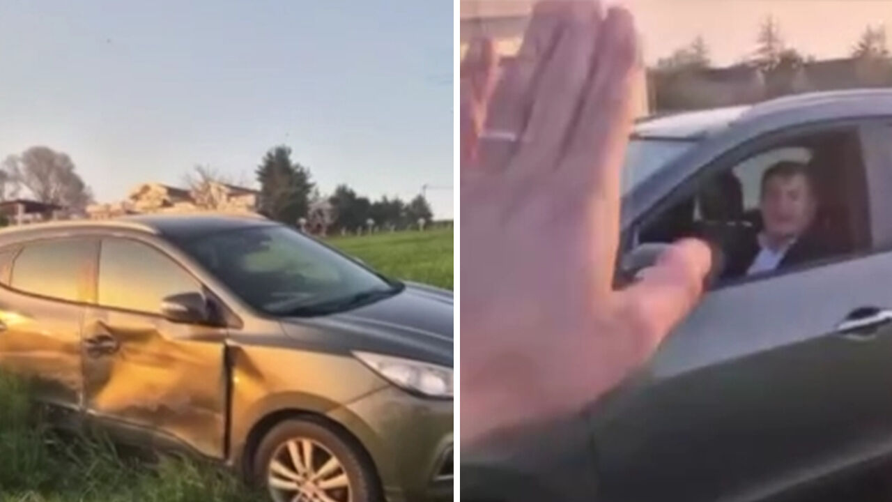 İstanbul'da ilginç görüntü! Araca çarptı, tarladan kaçmaya çalıştı - 1. Resim