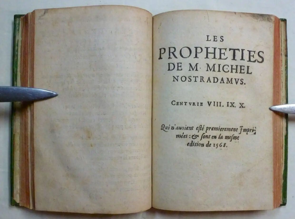 Papa'nın ölümünü tahmin etmiş olabilir mi? Nostradamus Kehanetler kitabı yeniden gündemde! Papa'nın ölümünü tahmin etmiş olabilir mi? Nostradamus Kehanetler kitabı yeniden gündemde! - 1. Resim