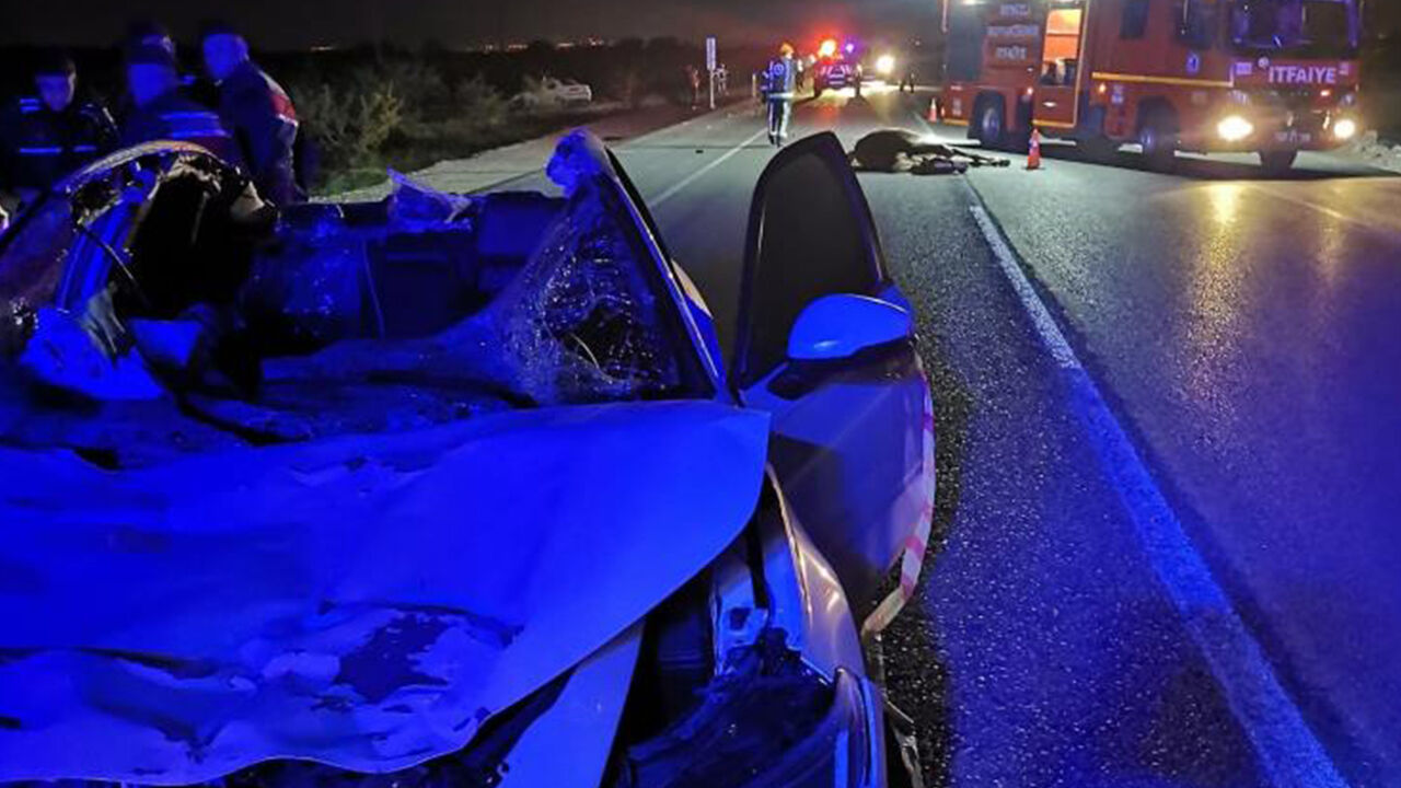 Başıboş at yola fırladı! Feci kazada 1 kişi hayatını kaybetti - 1. Resim