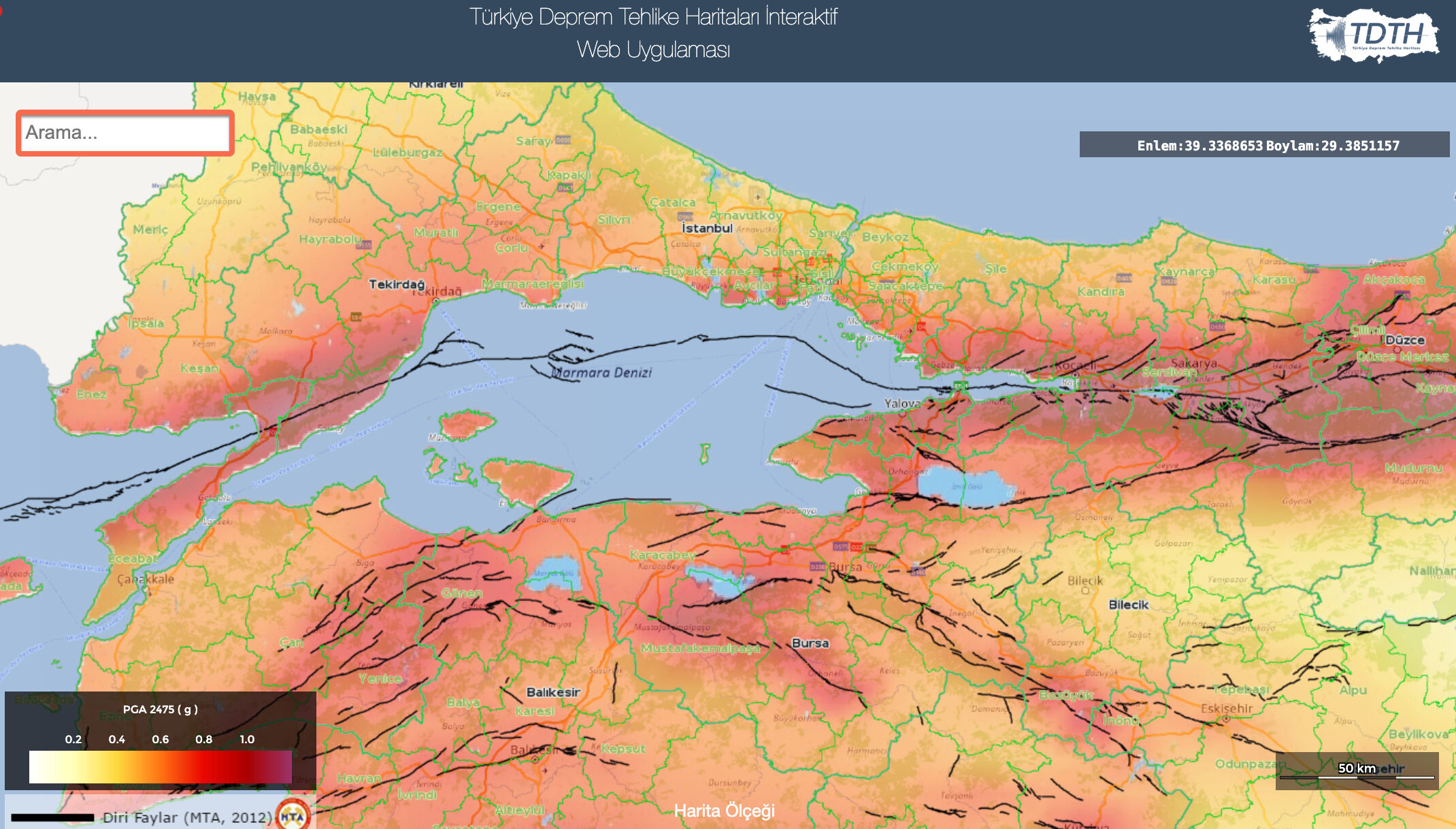Evimin altından fay hattı geçiyor mu? Deprem riski sorgulama - 4. Resim