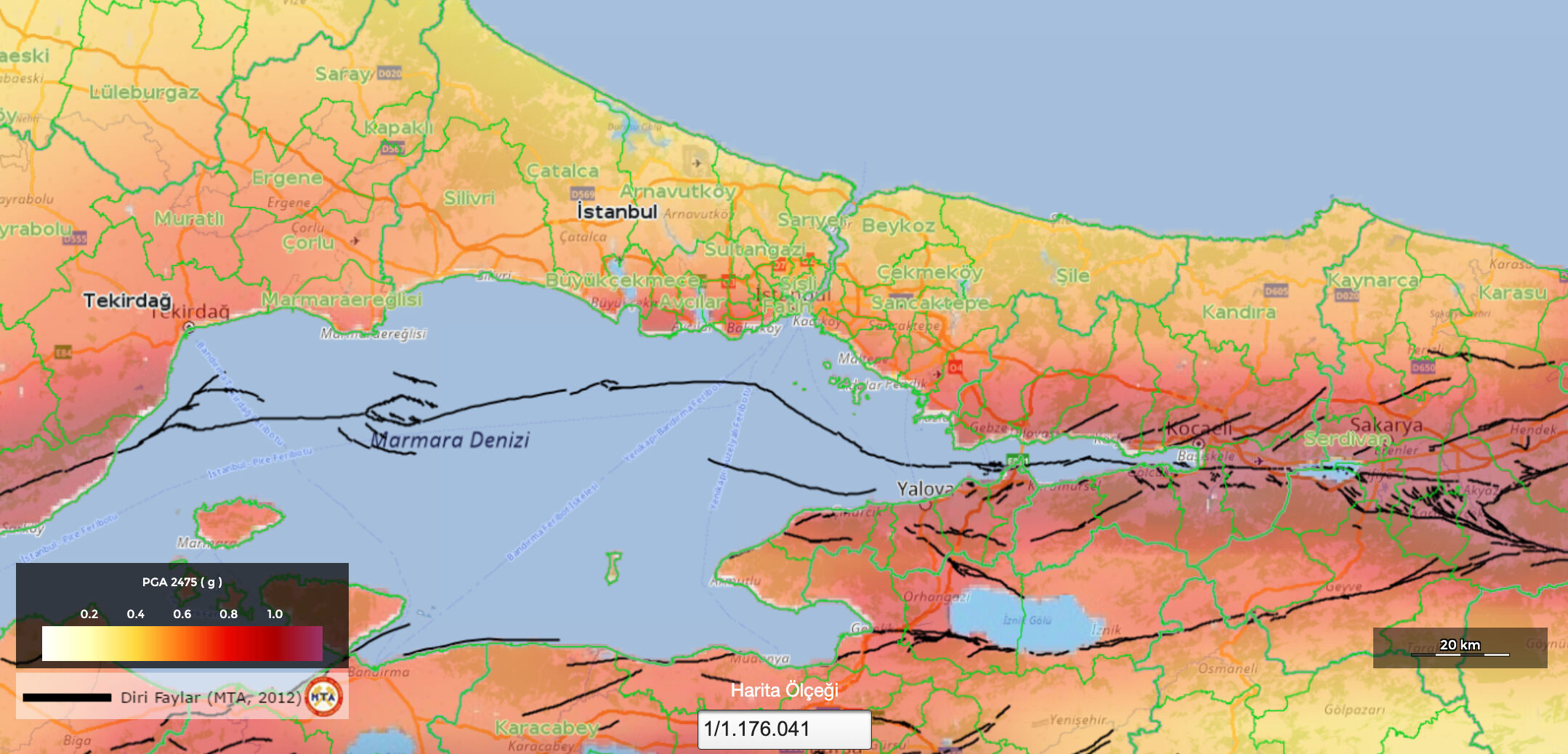 Evimin altından fay hattı geçiyor mu? Deprem riski sorgulama - 1. Resim