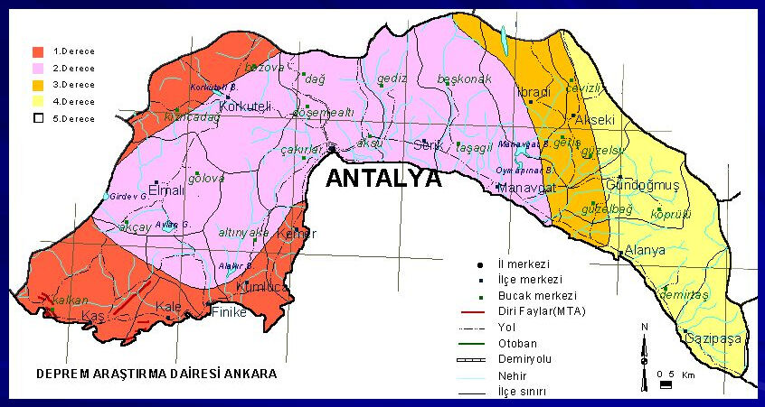 Antalya deprem bölgesi mi? Deprem riski yüksek olan şehirler Antalya deprem bölgesi mi? Deprem riski yüksek olan şehirler - 2. Resim