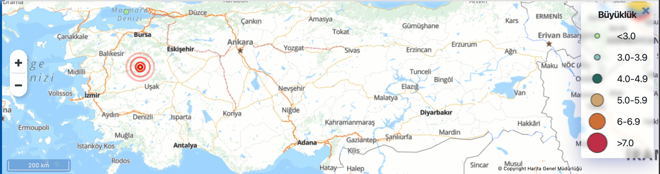 Bursa'da deprem mi oldu? 25 Nisan son depremler listesi Bursa ve çevre iller Bursa'da deprem mi oldu? 25 Nisan son depremler listesi Bursa ve çevre iller - 1. Resim