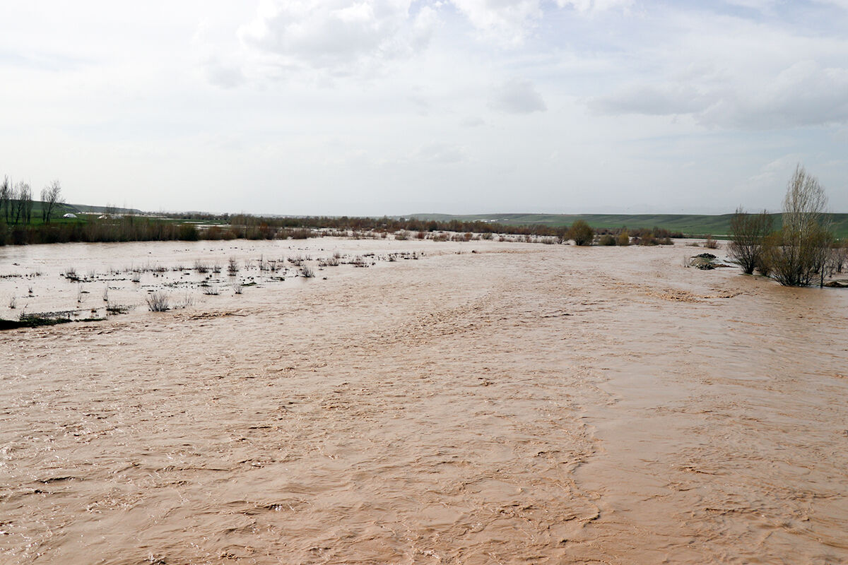 Murat Nehri taştı, kilometrelerce arazi sular altında kaldı Murat Nehri taştı, kilometrelerce arazi sular altında kaldı - 8. Resim